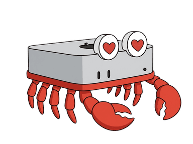 HomieClaw crab mascot